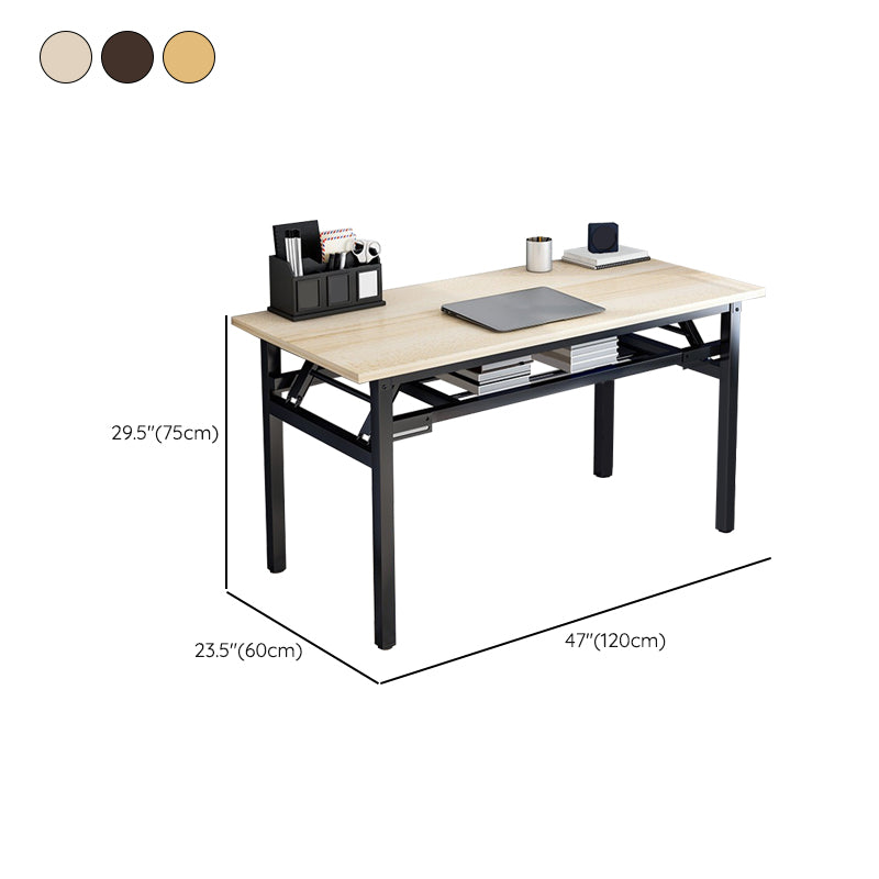 23" Wide Contemporary Writing Desk Rectangular Wooden Computer Desk