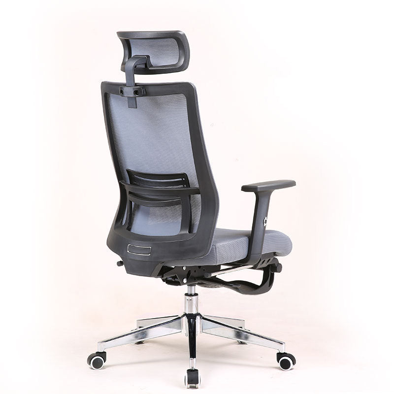 Modern Desk Chair Mesh Computer Chair Conference Chair in Gray