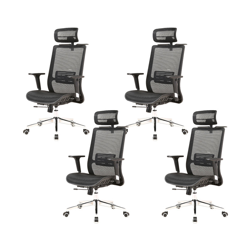 Modern Desk Chair Mesh Computer Chair Conference Chair in Black