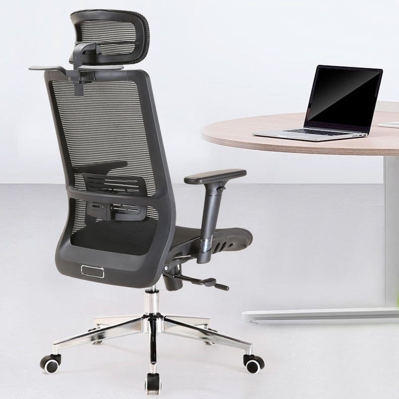 Modern Desk Chair Mesh Computer Chair Conference Chair in Black