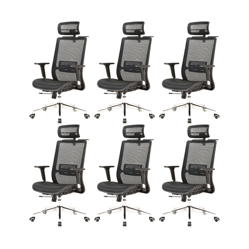 Modern Desk Chair Mesh Computer Chair Conference Chair in Black