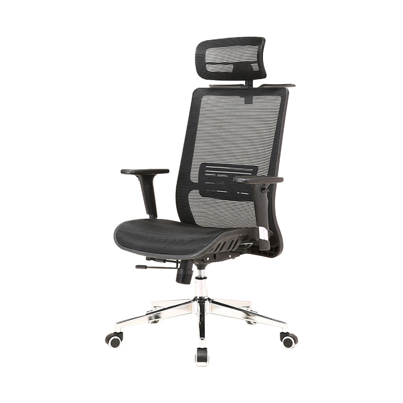 Modern Desk Chair Mesh Computer Chair Conference Chair in Black