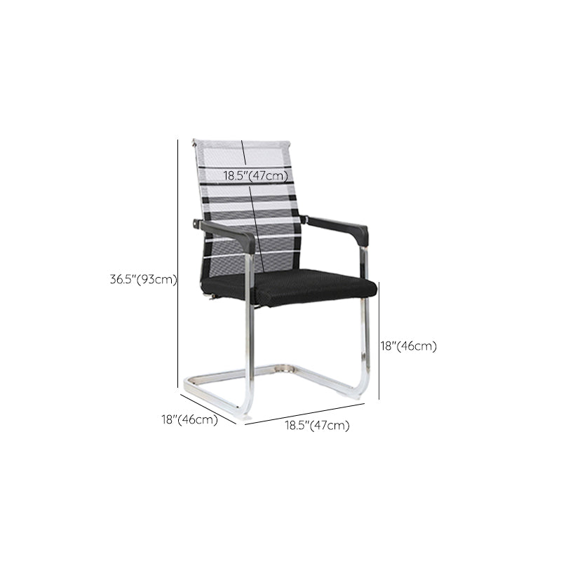 18" Wide Contemporary Desk Chair Breathable AirGrid Office Chair