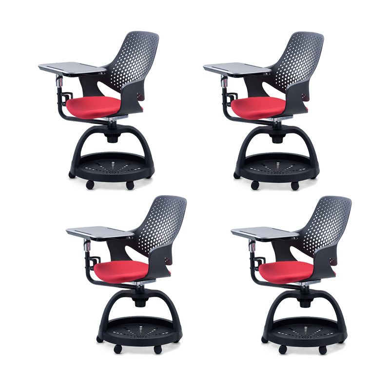 Modern No Distressing Conference Chair Plastic with Swivel  Wheels Chair