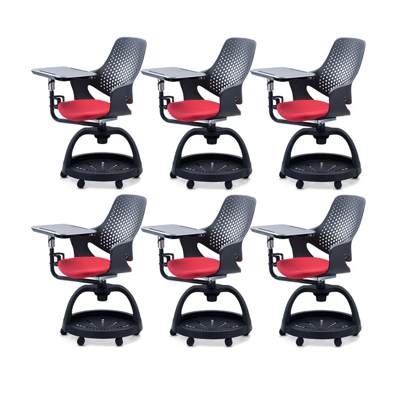 Modern No Distressing Conference Chair Plastic with Swivel  Wheels Chair