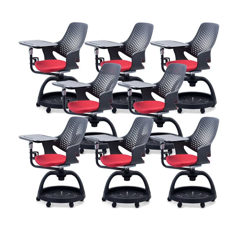 Modern No Distressing Conference Chair Plastic with Swivel  Wheels Chair