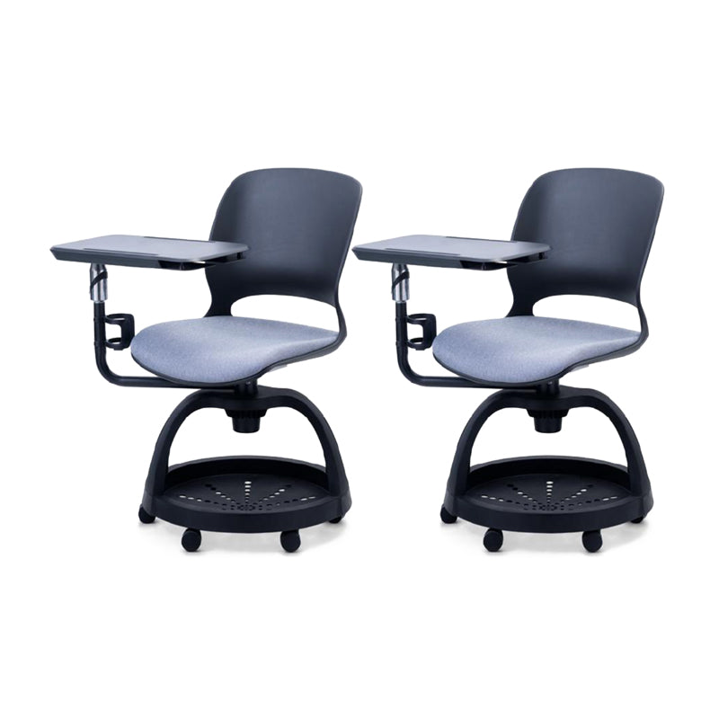 Modern No Distressing Conference Chair Plastic with Swivel  Wheels Chair