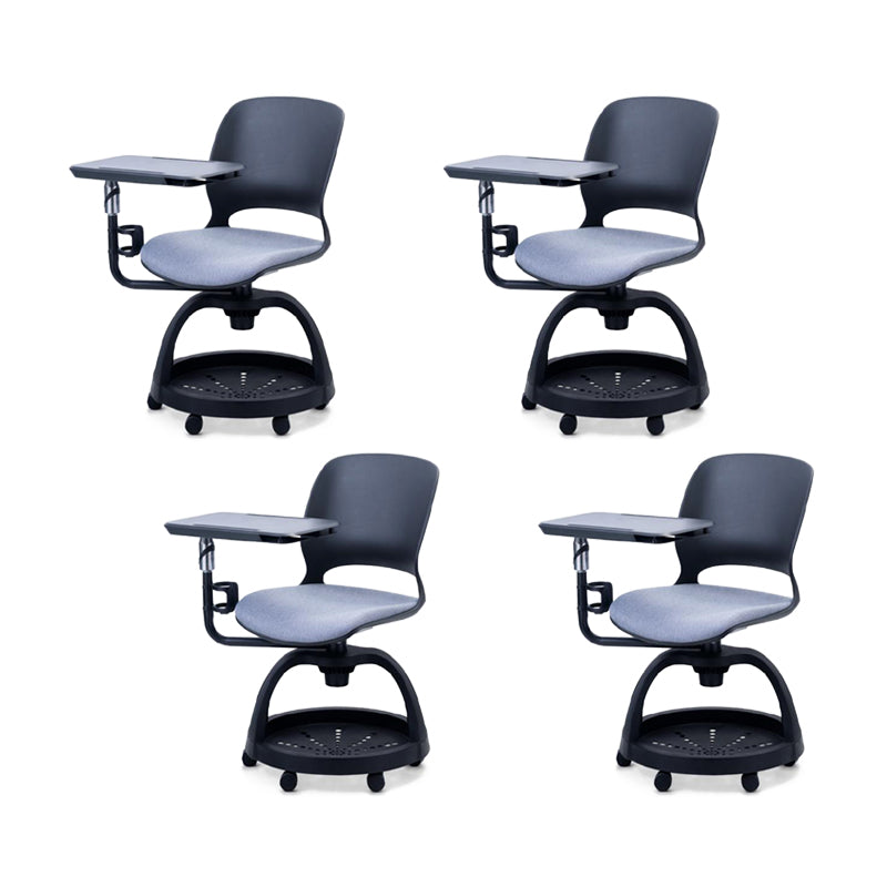 Modern No Distressing Conference Chair Plastic with Swivel  Wheels Chair