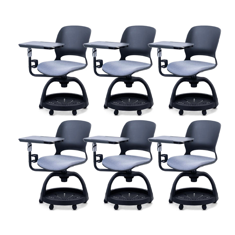 Modern No Distressing Conference Chair Plastic with Swivel  Wheels Chair