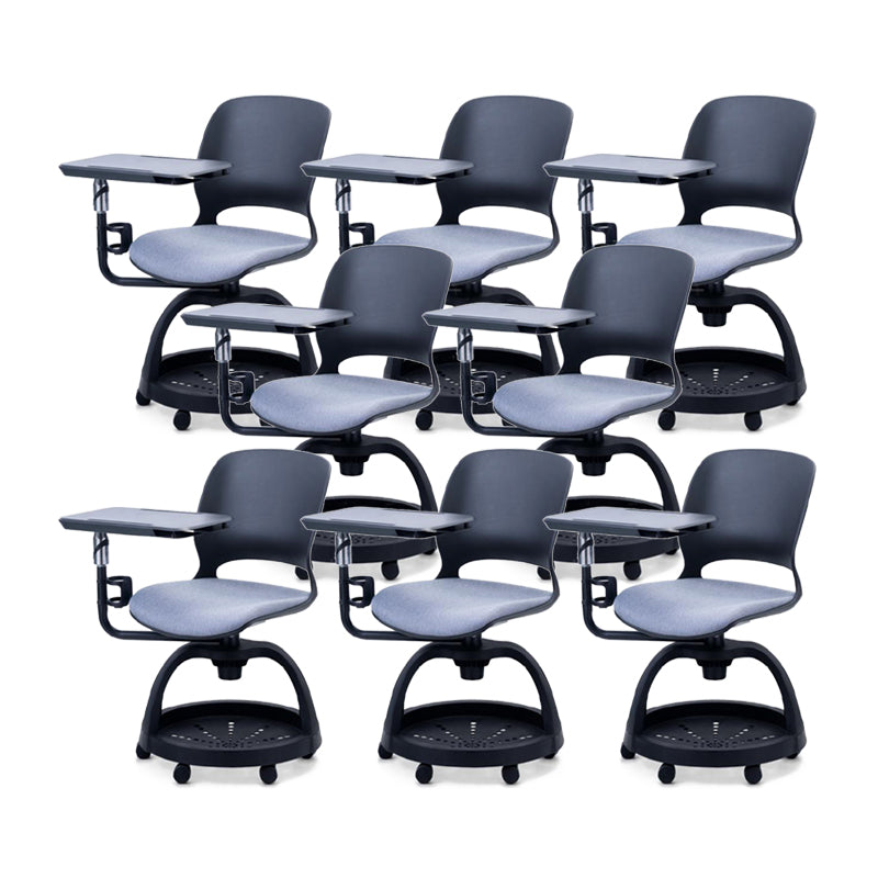 Modern No Distressing Conference Chair Plastic with Swivel  Wheels Chair