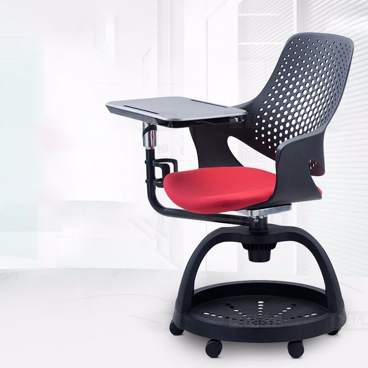 Modern No Distressing Conference Chair Plastic with Swivel  Wheels Chair