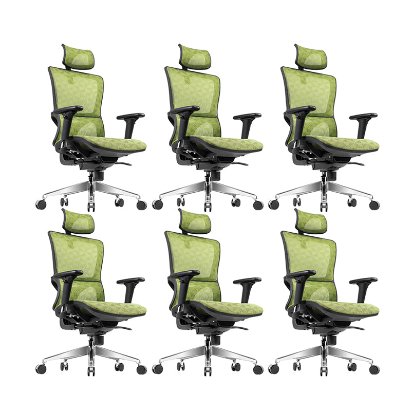 Modern Adjustable Arms Swivel Chair Ergonomic Computer Task Mesh Desk Chair