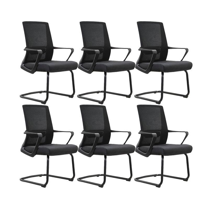 Contemporary Breathable AirGrid Desk Chair Microfiber Conference Arm Chair