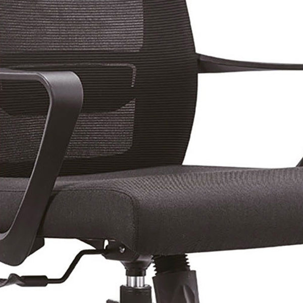 Contemporary Breathable AirGrid Desk Chair Microfiber Conference Arm Chair