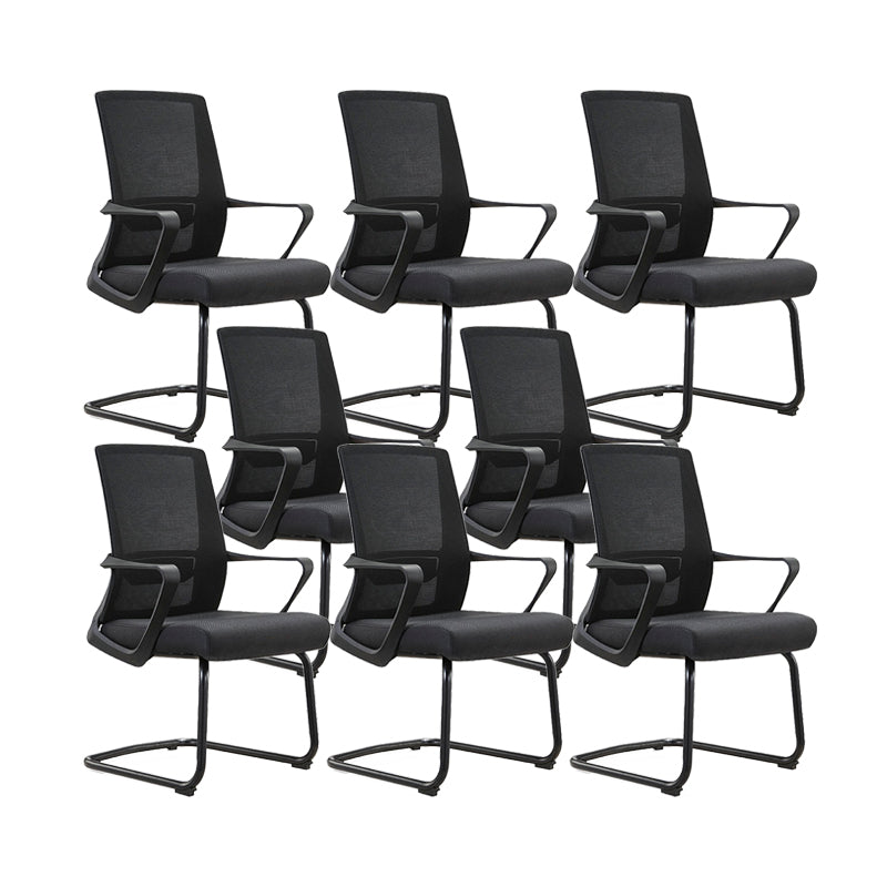 Contemporary Breathable AirGrid Desk Chair Microfiber Conference Arm Chair