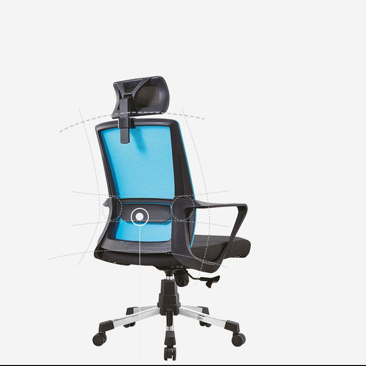 Contemporary Breathable AirGrid Desk Chair Microfiber Conference Arm Chair