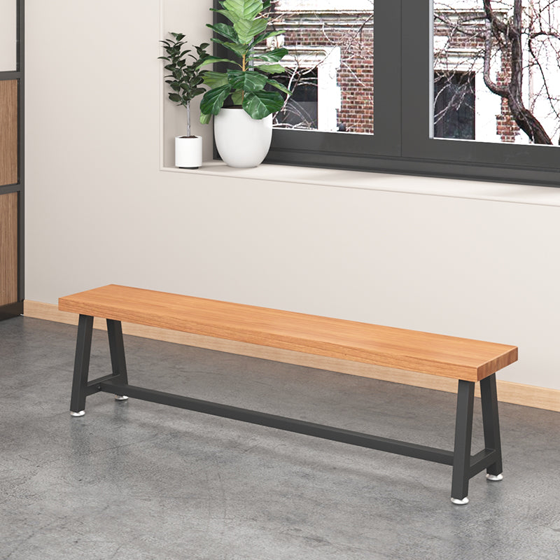 11.7-inch W Modern Entryway Bench Solid Wood Rectangle Seating Bench