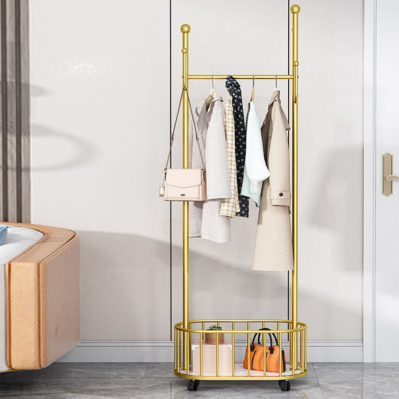 Modern Style Coat Rack Solid Color Free Standing Hooks Design Coat Rack