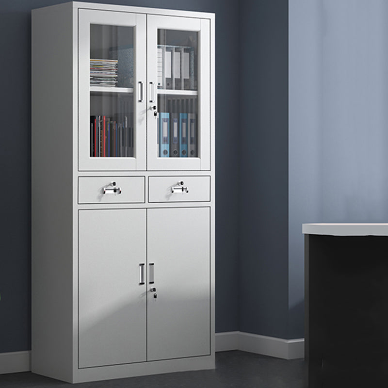 Modern Locking File Cabinet Metal Filing Cabinet with Storage Shelves