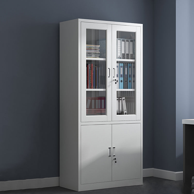 Modern Locking File Cabinet Metal Filing Cabinet with Storage Shelves