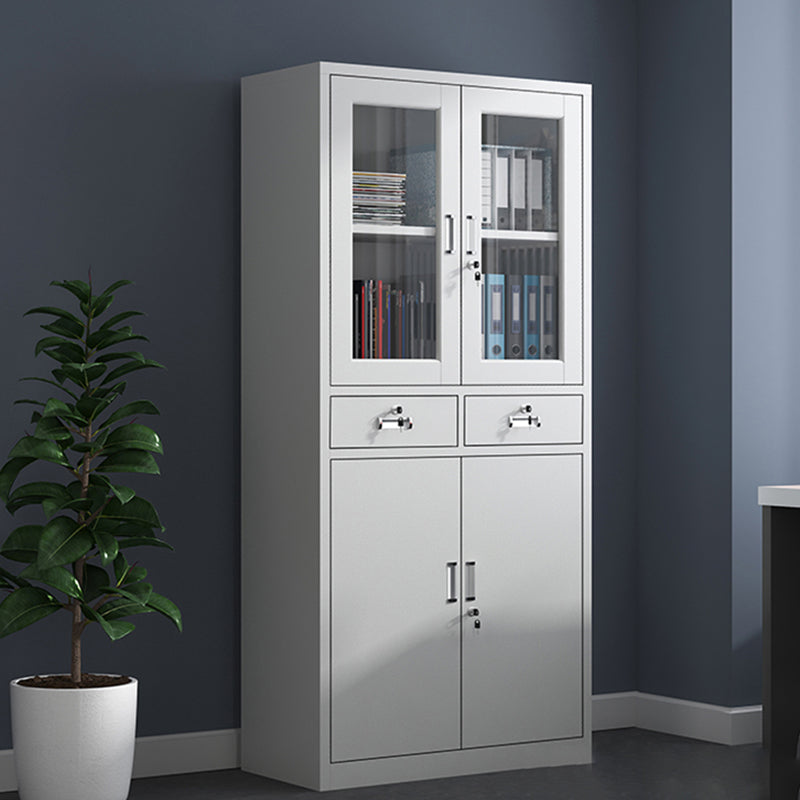 Modern Locking File Cabinet Metal Filing Cabinet with Storage Shelves