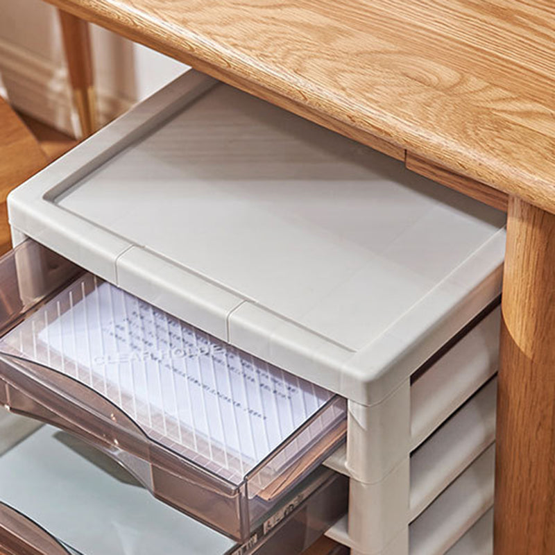 Contemporary Drawers File Cabinet Castors Cabinet for Home or Office