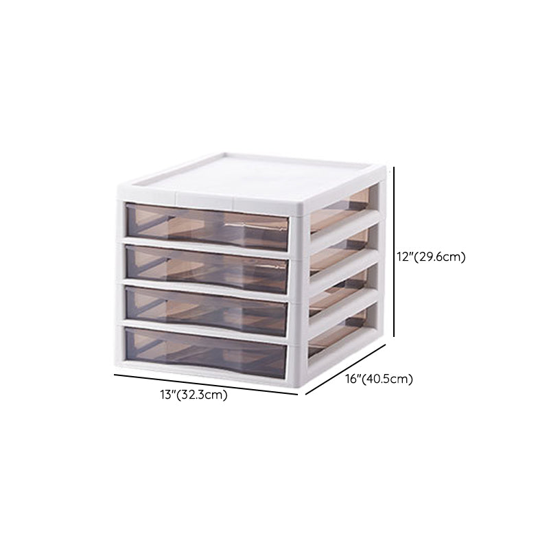 Contemporary Drawers File Cabinet Castors Cabinet for Home or Office