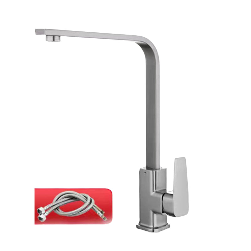 1-Handle Faucets Stainless Steel Touchless with Water Dispenser Standard Kitchen Faucets