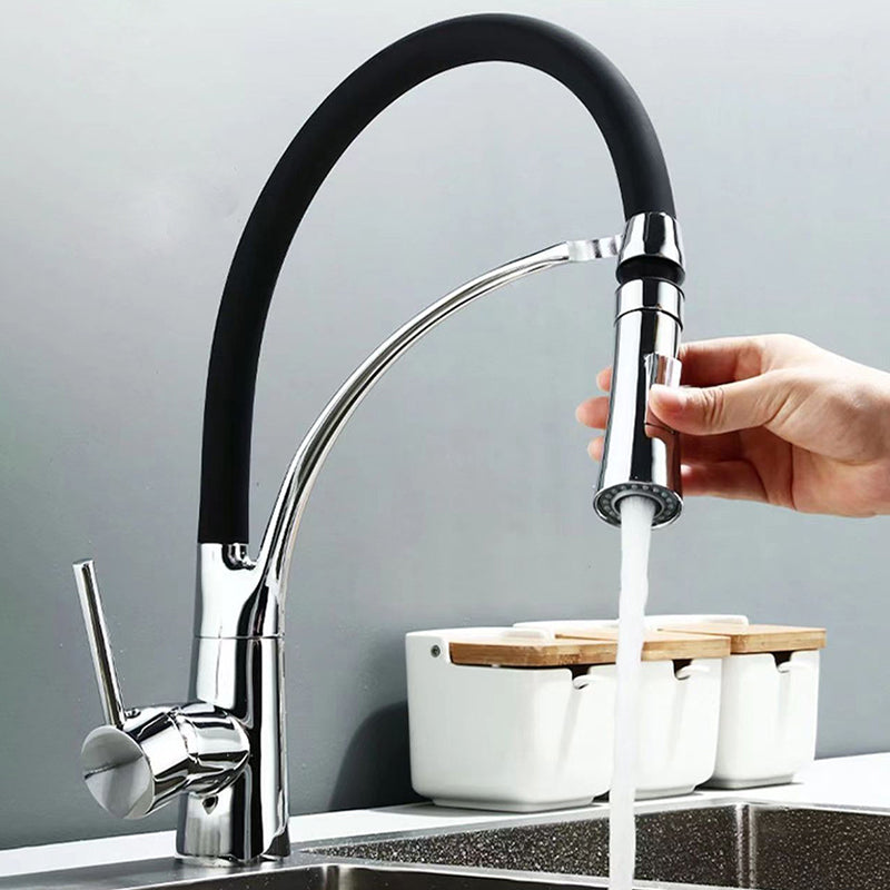 Modern 1-Handle Faucets Copper Touchless with Water Dispenser Standard Kitchen Faucet