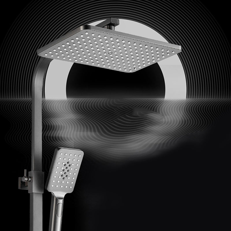 Contemporary Shower System Handheld Shower Head Slide Bar Wall Mounted Shower Set