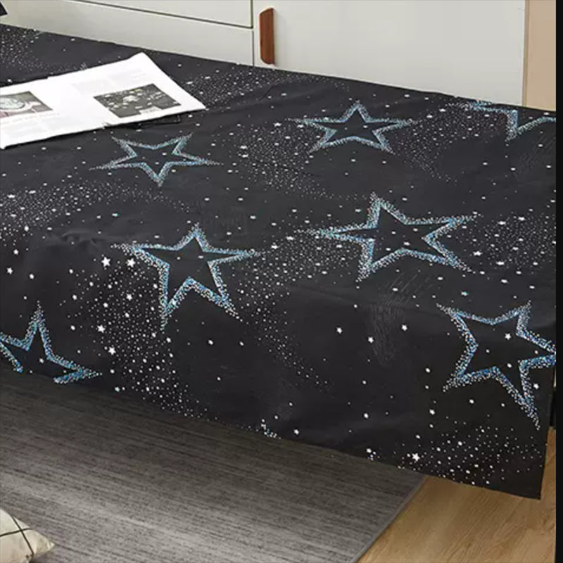 Cotton Sheet Set 3-Piece Cartoon Pattern Polyester Fade Resistant Bed Sheet