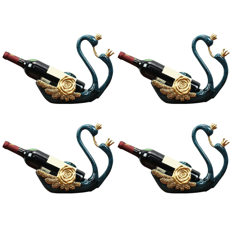 Glam Tabletop Wine Bottle Holder Resin Wine Rack Bottle for Room