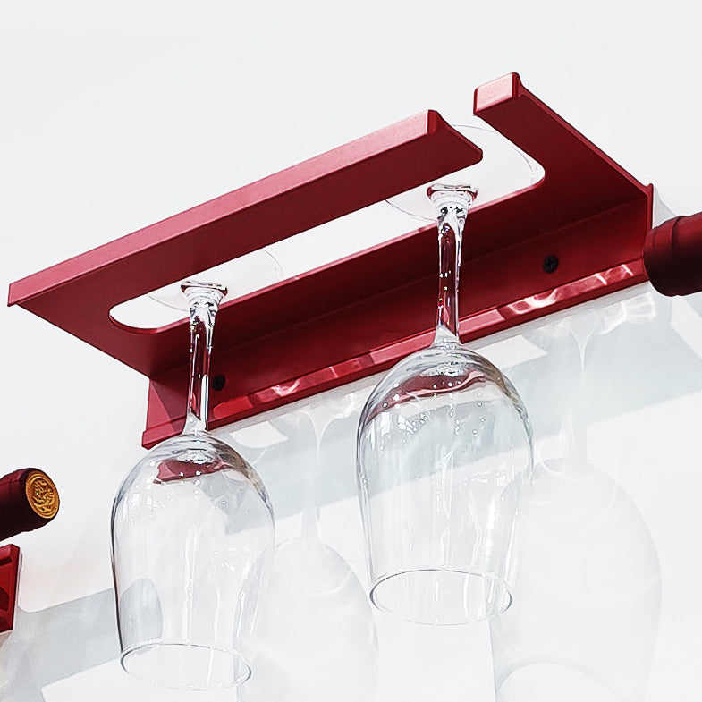 Modern Style Metal Bottle Wine Rack Home Wall Mounted Wine Bottle Rack