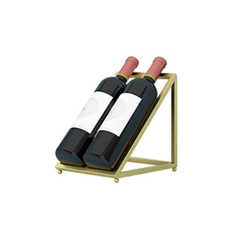Countertop Luxury Style Wine Bottle Holder Metal Bottle Wine Rack