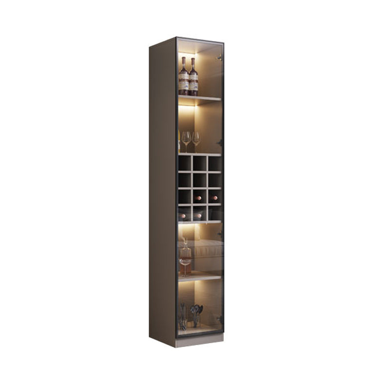 Contemporary Wood Display Stand Glass Doors Display Cabinet with Door