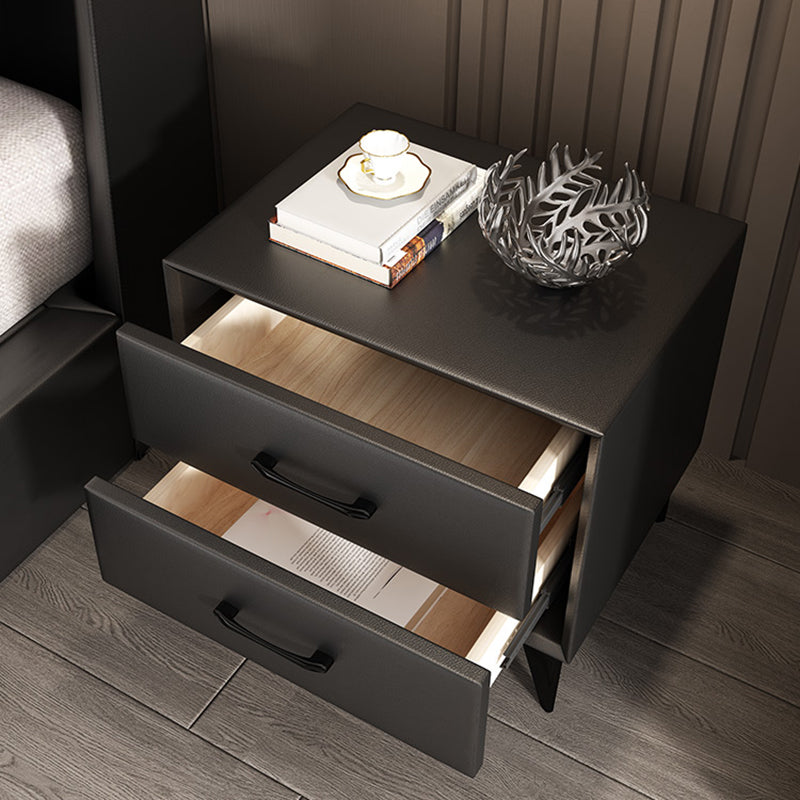 Contemporary Night Table Contemporary Bedside Cabinet with 2 Drawers