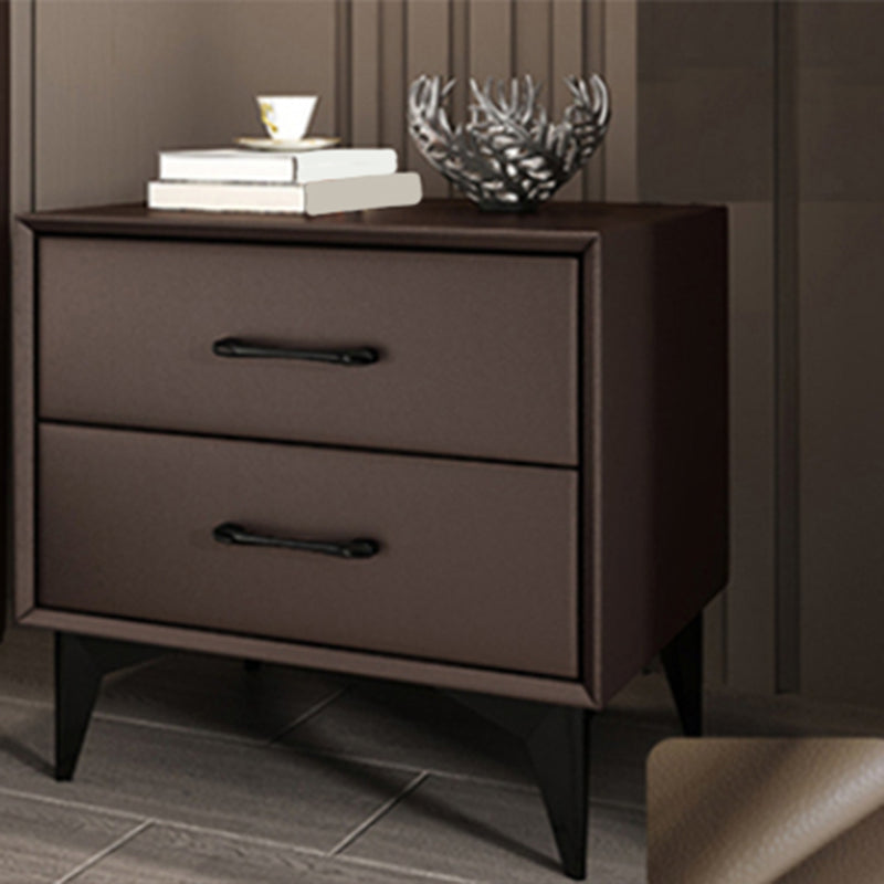 Contemporary Night Table Contemporary Bedside Cabinet with 2 Drawers