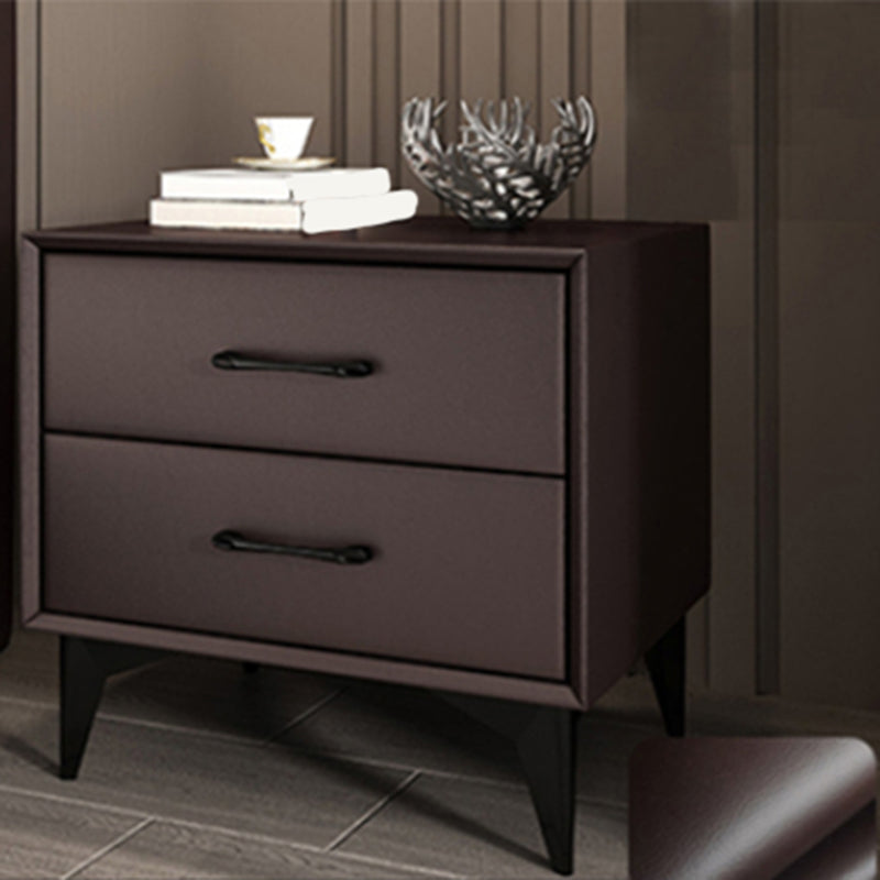 Contemporary Night Table Contemporary Bedside Cabinet with 2 Drawers