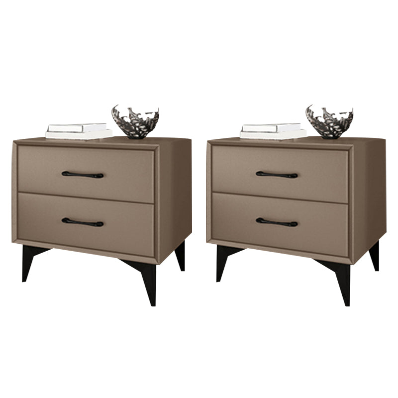 Contemporary Night Table Contemporary Bedside Cabinet with 2 Drawers