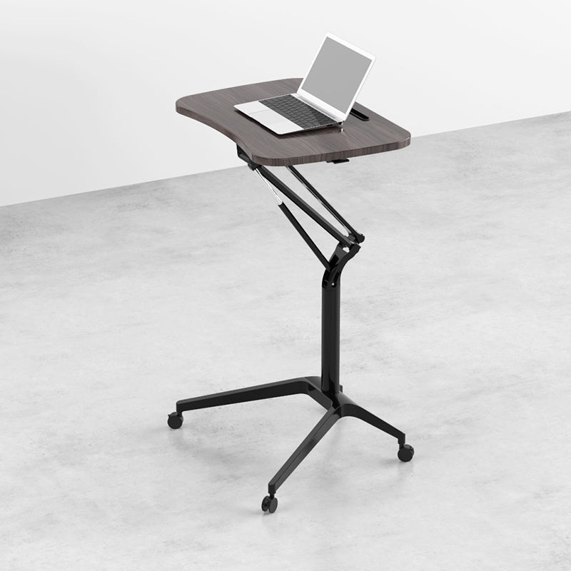 Rectangular Contemporary Standing Desk Adjustable Wooden Writing Desk