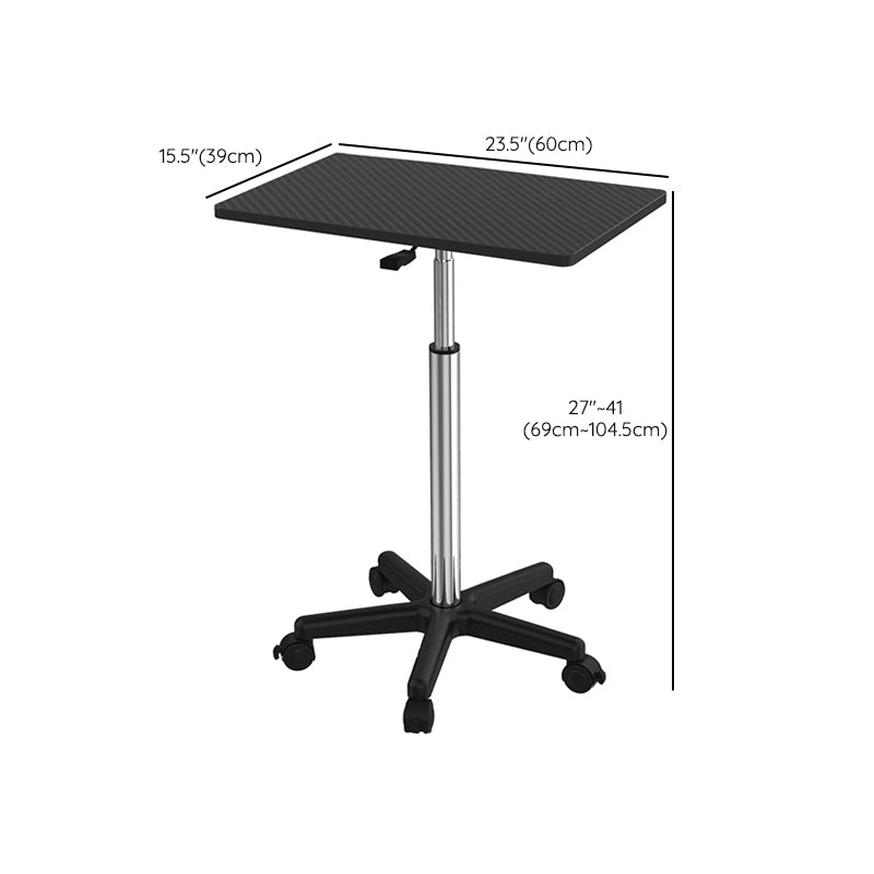 Rectangular Contemporary Standing Desk Adjustable Wooden Writing Desk