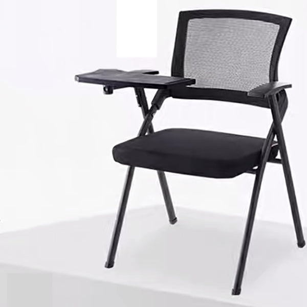 21" Wide Contemporary Desk Chair Black Low Back Conference Chair