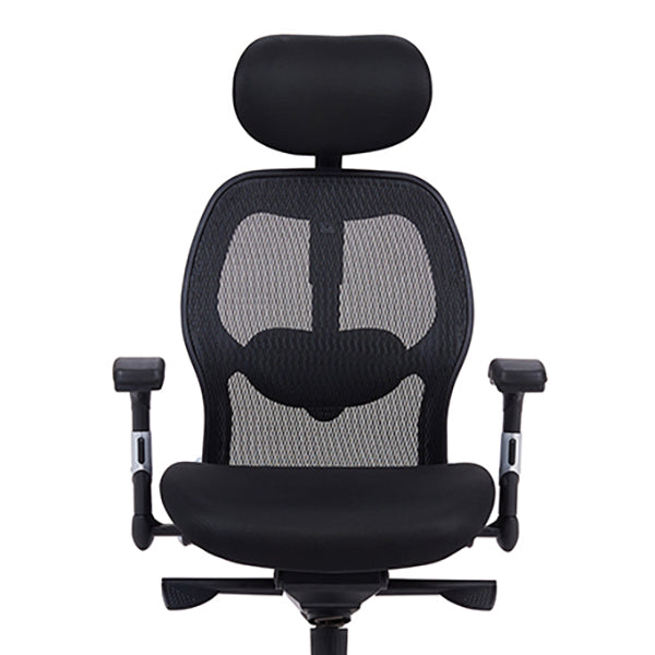 Black Contemporary Desk Chair Breathable AirGrid Office Chair