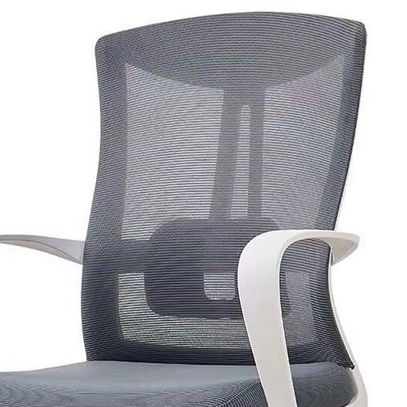 Modern Breathable AirGrid Swivel Chair Microfiber Conference Mid Back Chair