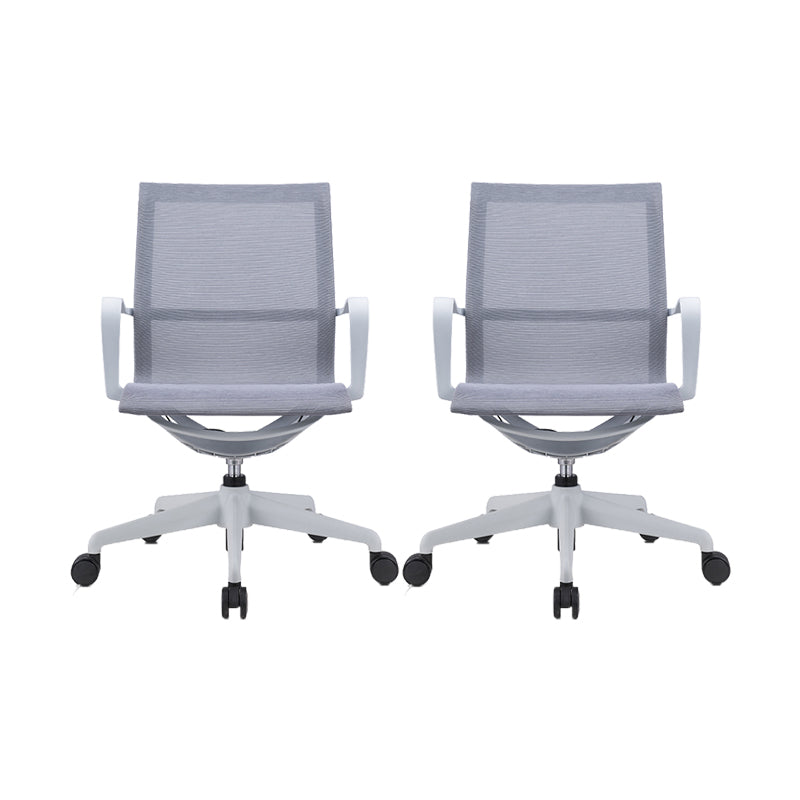 Modern Fixed Arm Conference Chair Office Ergonomic Mesh Task Chair