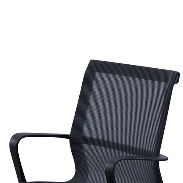 Modern Fixed Arm Conference Chair Office Ergonomic Mesh Task Chair