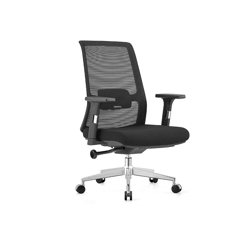 Contemporary Breathable AirGrid Swivel Chair Microfiber Desk Chair