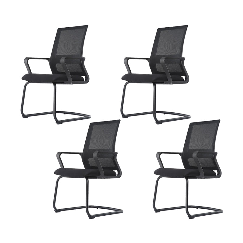 Modern Breathable AirGrid Arm Chair Microfiber Desk Mid Back Chair