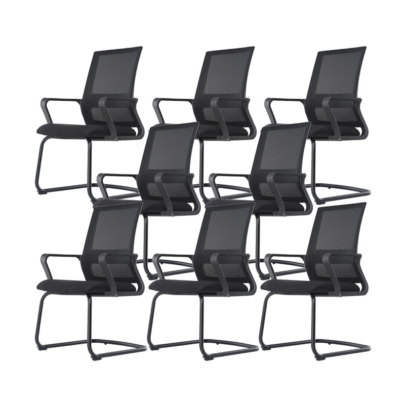 Modern Breathable AirGrid Arm Chair Microfiber Desk Mid Back Chair