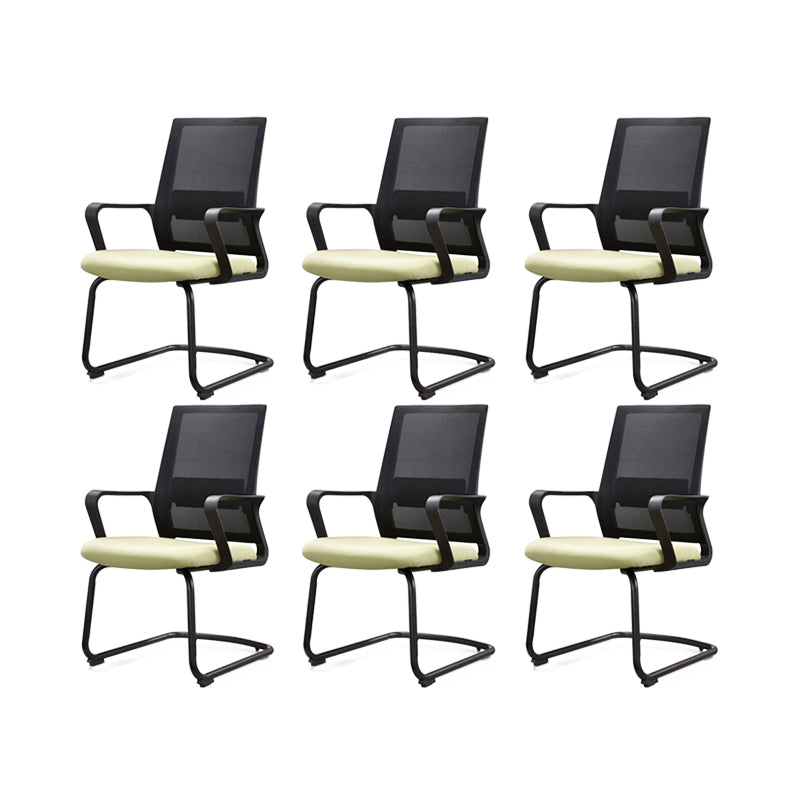 Modern Breathable AirGrid Arm Chair Microfiber Desk Mid Back Chair